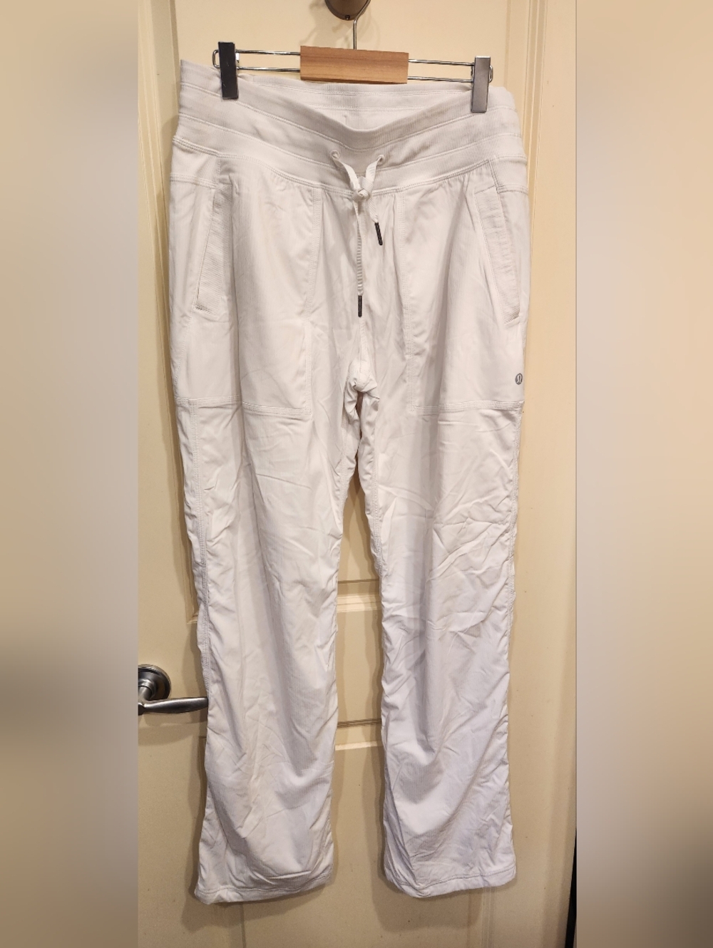 lululemon athletica Ivory Dance Studio Lined Drawstring Pants
